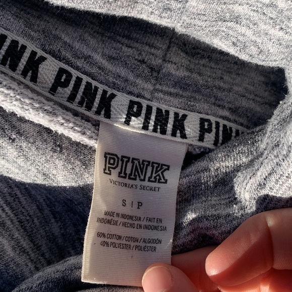 PINK size small cowl neck sweatshirt - Picture 4 of 4